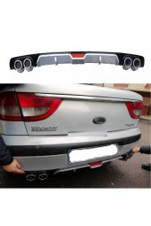 Renault Megane 1 Difüzör Arka Tampon Eki 4 Egzoz Çıkışlı - 1