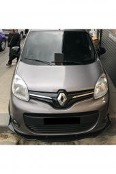 Renault Kangoo Ön Lip Ön Tampon Eki Parlak Siyah 3 Parça Plastik - 1