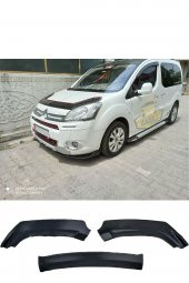 Citroen Berlingo Ön Tampon Eki Berlingo 3 Parça Kanatlı Lip Berlingo Ön Ek - 1