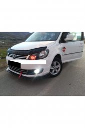 Volkwagen Caddy 3 Parça Ön Lip Ön Tampon Eki Parlak Siyah Plastik - 2