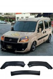 Fiat Doblo Ön Tampon Eki Doblo 3 Parça Kanatlı Lip Doblo Ön Ek - 1