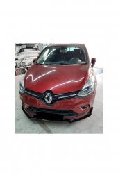 Clio 4 Ön Ek Lip 3 Parça Parlak Siyah Voltex Tam Uyumlu - 6