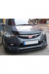 Honda Civic Fd6 Ön Lip Ön Tampon Eki 3 Parça Parlak Siyah - 6