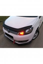 Volkwagen Caddy 3 Parça Ön Lip Ön Tampon Eki Parlak Siyah Plastik - 1