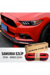 Ön Tampon Eki Ön Lip Tüm Araçlara Uygun Kırılmaz Kırmızı - Siyah Samurai - 1