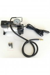 Beşli Araç Seti Trafik Seti Akü Takviye Kablosu  Kriko Bijon Anahtarı  Metal Hava Kompresörü thumbnail 2