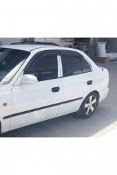 Hyundai Accent Milenyum (kasa) Mügen Cam Rüzgarlığı 2000 - 2003 Arası 4 Lü Takım - 1