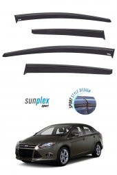 Ford Focus 3-3,5 2011 Sonrası Araca Özel Cam Rüzgarlığı Marka Mugen 4lü - 1