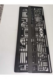 Plakalık 1 Cift (2 ADET) Otomobil Kırılmaz Araç Plakalığı - 1