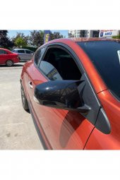 Renault Megane 3 Uyumlu Batman Yarasa Ayna Kapağı Piano Black Abs Plastik - 3
