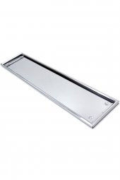 Paslanmaz Metal Plaka Altlığı Krom Plakalık - 1