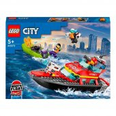LEGO City İtfaiye Kurtarma Teknesi 60373 - 1