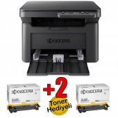 Kyocera MA2001W WiFi Laser Yazıcı Tarayıcı Fotokopi +2 Adet Muadil Toner Hediyeli - 1