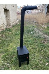 Soba Kamp Çadır Karavan Sobası Seti Sac Soba - 3