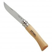 Opinel OP-000693 Inox 7 No Kayın Saplı Paslanmaz Çelik Çakı - 1