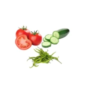 Bursa Tohum Bursalfa Hıyar - Domates Ancon - İnce Tatlı Kıl Biber Tohum Seti 25 gr - 1