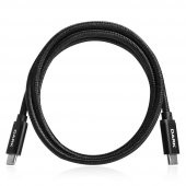 DARK DK-CB-USB240PD100 1m TYPE-C  PD 240 W ŞARJ KABLO,SİYAH - 4