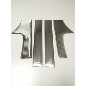 Peugeot 408 Krom İç Kapı Eşiği 4 Parça 2022+ Paslanmaz Çelik TAŞLI thumbnail 5