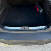 Peugeot 408 Krom Bagaj İç Eşik Koruma 2022+ Parlak Paslanmaz Çelik thumbnail 2