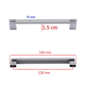 Mobilya Metal Kulp Defne 128 Mm Krom Mutfak Dolabı Çekmece Tv Ünite Dolap Kapak Kulpu Kulpları Kulbu - 2