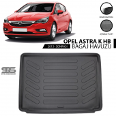 Opel Astra K HB Bagaj Havuzu 2015 Sonrası Havuzlu Bagaj Paspası - 1
