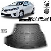 Toyota Corolla Bagaj Havuzu 2013 Sonrası Havuzlu Bagaj Paspası - 1