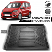 Ford Courier Bagaj Havuzu 2014 Sonrası Havuzlu Bagaj Paspası - 1