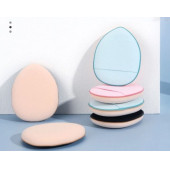 3 Adet Mini Kozmetik Puf Parmak Yüz Makyaj Sünger Göz Altı Kapatıcı Kuru Islak Bez Süngeri Concealer - 4