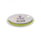 MAPİ ŞEFFAF İĞNELİ İSİMLİK (OVAL) K11 68X42 25Lİ PAKET - 1