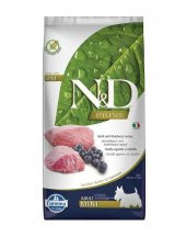 N&D Kuzulu Yaban Mersinli Tahılsız Küçük Irk Köpek Maması 7 Kg - 1
