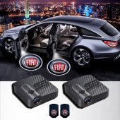 Fiat Kapı Altı Logo Araç İçi Pilli 2 Adet - 1