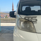 Citroen Nemo Yarasa Batman Ayna Kapağı 2008 - 2017 ve Arası Kasalarla Uyumlu Pİano Black - 4