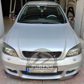 Opel Astra G 1998, 1999, 2000, 20001, 2002, 2003, 2004 model Uyumlu Batman Yarasa Ayna Kapağı Piano Black ABS Plastik - 1