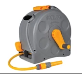 Hozelock 2415H Kompakt 2'Si 1 Arada Makara 25M Hortumlu, Gri/Sarı - 1