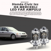 Honda Civic İes Mercek Led Xenon Uzun - Kısa Çift Renk - 1
