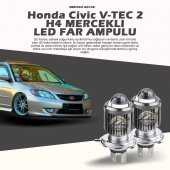 Honda Civic V-Tec 2 Mercek Led Xenon Uzun - Kısa Çift Renk - 1