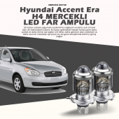 Hyundai Accent Era Mercek Led Xenon Uzun - Kısa Çift Renk Şimşek Etkili - 1