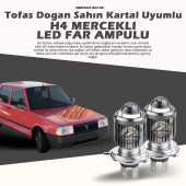 Tofaş Dogan Şahin Kartal Uyumlu Mercek Led Xenon Çift Renk Şimşek Etkili - 1