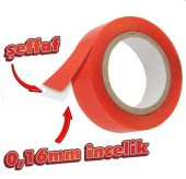 Çift Taraflı Polyester Bant 140 Derece Isıya Dayanıklı 15mmX5mt-0,16mm İncelik - 1