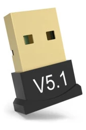 5.1 Bluetooth Doungle V5.1 USB Bluetooth Adaptörü Alıcı Verici Mini Kablosuz Bluetooth Dongle - 1