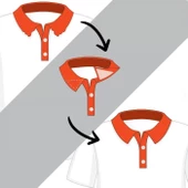 Yaka Düzleştirici Düzeltici Yapışkanlı Balin Kıvrılan Yakaları Düzeltir 20Adet thumbnail 5