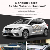 Seat Ibıza Parlak Siyah Yalancı Çakma Sahte Sunroof - 1