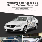 Wv Passat B6 Parlak Siyah Yalancı Çakma Sahte Sunroof - 1