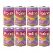 Proline Kuzu Etli ve Havuçlu Pate Et Parçalı Kedi Konservesi 395 Gr*8 Adet - 1