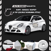 Alfa Romeo Giulietta Oto Araç Kapı Koruma Fitili 5metre Parlak Beyaz Renk thumbnail 1