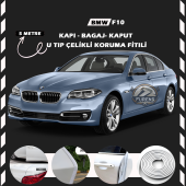 Bmw F10 Oto Araç Kapı Koruma Fitili 5metre Parlak Beyaz Renk - 1