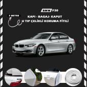 Bmw F30 Oto Araç Kapı Koruma Fitili 5metre Parlak Beyaz Renk - 1