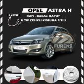Opel Astra H Oto Araç Kapı Koruma Fitili 5metre Parlak Beyaz Renk - 1