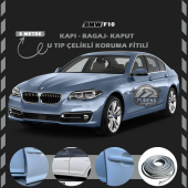 Bmw F10 Oto Araç Kapı Koruma Fitili 5metre Parlak Gri Renk - 1