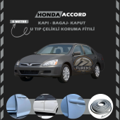 Honda Accord Oto Araç Kapı Koruma Fitili 5metre Parlak Gri Renk - 1